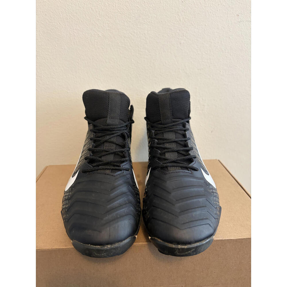 Nike Men's Alpha Menace Blk Cleats (Size 7.5)